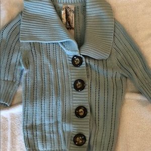 Fossil Sweaters - Soft blue asymmetrical button sweater Fossil Sweaters - Soft blue asymmetrical button sweater